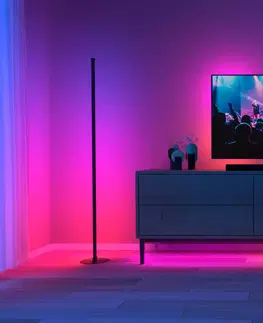 SmartHome stojacie lampy Hama LED lampa hudobný snímač smart RGB stmievateľná