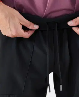 bedminton Pánske tenisové šortky Dry+ priedušné čierne