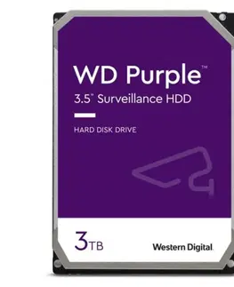 Pevné disky WD Purple 3 TB HDD 3,5" SATA 5400 RPM 3R WD33PURZ