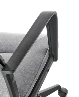 Kancelárske stoličky HALMAR Pietro kancelárske kreslo s podrúčkami sivá / čierna