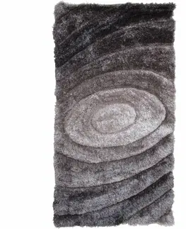 Koberce a koberčeky KONDELA Vanja koberec 170x240 cm sivá / vzor