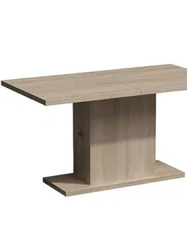 Jedálenské stoly Rozkladací stôl Teodor 146/186x80cm dub Sonoma