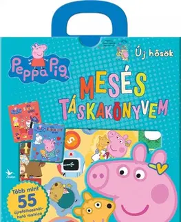 Nalepovačky, vystrihovačky, skladačky Peppa Pig - Mesés táskakönyvem - Új hősök