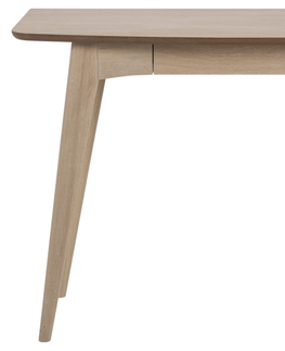 Písacie stoly Dkton Dizajnový písací stôl Narnia 105 cm, dub