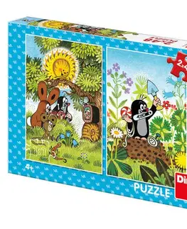 Do 99 dielikov Dino Toys Puzzle Krtko 2x48 Dino
