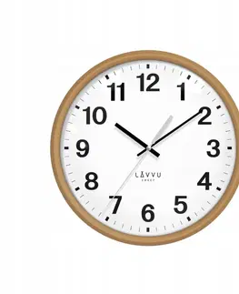 Hodiny Nástenné hodiny Lavvu Essential wood LCS4040, 30 cm