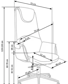 Kancelárske stoličky Kancelárske kreslo CALVANO Halmar
