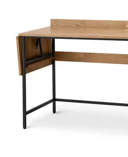 Desks Rozkladací písací stôl z masívneho dreva