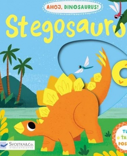 Leporelá, krabičky, puzzle knihy Stegosaurus - Ahoj, dinosaurus! - David Partington