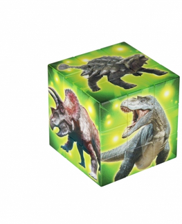 Hračky WIKY - Kocka magická Dino 6x6x6cm