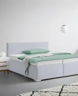 Čalúnené postele Čalúnená posteľ LESIA 180x200cm, Poťah Sivomodrý