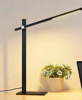 Stolové lampy na písací stôl Lucande Lucande Wasko LED stolná lampa