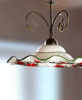 Závesné svietidlá Ceramiche Závesná lampa ROSOLACCI