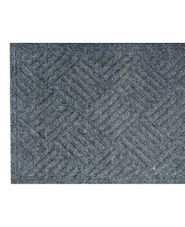 Koberce Rohož Geometric K-501-1 40x60 cm šedá