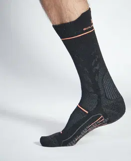 ponožky Hrejivé poľovnícke ponožky ACT 500 čierne