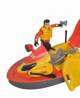 Hračky - RC modely SIMBA - Požiarnik Sam Vodný skúter Juno s figúrkou