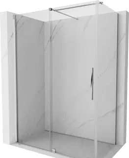Sprchovacie kúty MEXEN/S - Velár sprchovací kút 140 x 85 cm, transparent, chróm 871-140-085-01-01