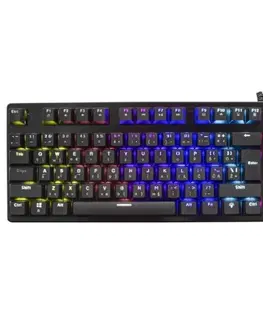 Klávesnice White Shark Gaming keyboard SPARTAN, US, black SPARTAN-US