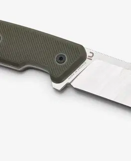 poľovníc Poľovnícky nôž Sika 90 FR s pevnou čepeľou 9 cm so zelenou rukoväťou