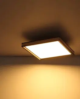 Stropné svietidlá Globo Stropné LED svetlo Jessy, 45x45 cm s diaľkovým