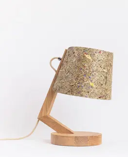 Stolové lampy Almut von Wildheim ALMUT 1411 stolná lampa valcovitá Ø 23 cm lúka