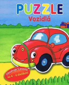 Leporelá, krabičky, puzzle knihy Vozidlá – Puzzle