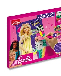 Kreatívne a výtvarné hračky MAPED - Kreatívna súprava Foil´Art Barbie