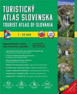 Slovensko a Česká republika Turistický atlas SR 1:50 000, 2.vydanie - Kolektív autorov