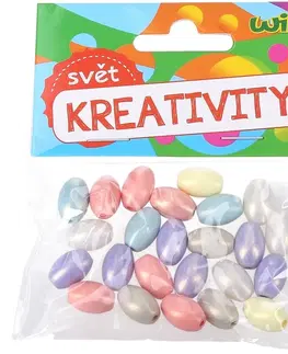 Kreatívne a výtvarné hračky WIKY - Korálky farebné 15g
