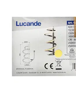 Lampy Lucande Lucande - LED Stmievateľná stolná lampa MILORA LED/13,5W/230V 