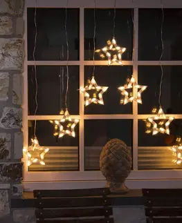 Vianočné osvetlenie Konstsmide Christmas Svetelný LED záves Hviezdy 70-pl.