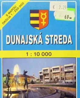 Sprievodcovia, mapy, atlasy MM Dunajská Streda 1:10 000