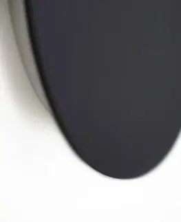 Nástenné svietidlá Escale Escale Blade nástenné LED čierna matná Ø 34 cm