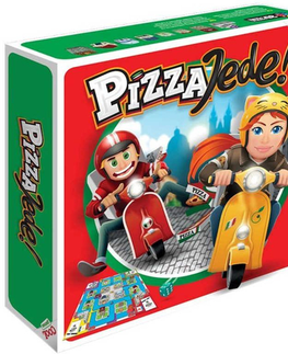 Rodinné hry Trigo Spoločenská hra Ide pizza!