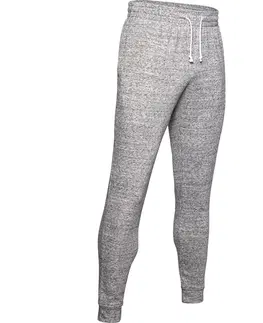 Pánske klasické nohavice Pánske tepláky Under Armour Sportstyle Terry Jogger Onyx White - 3XL