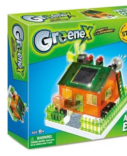 Hračky prístroje a vedecké prístroje WIKY - Greenex Solárny eko domček stavebnica