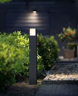 Záhradné lampy Philips Arbour UltraEfficient vonkajšie stĺpikové​ LED svietidlo 3,8 W 2700K 77 cm, antracit