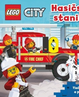 Leporelá, krabičky, puzzle knihy LEGO CITY: Hasičská stanica