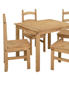 Jedálenské sety Stôl + 4 stoličky CORONA 3 vosk