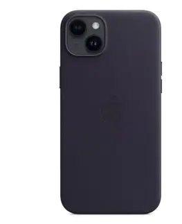 Puzdrá na mobilné telefóny Apple iPhone 14 Plus Leather Case with MagSafe, ink MPPC3ZM/A