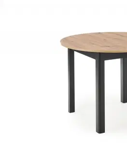 Jedálenské stoly Rozkladací jedálenský stôl RINGO Halmar Dub craft / biela