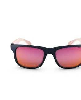 jachting Turistické slnečné okuliare MH T140 pre deti nad 10 rokov kat. 3 ružovomodré