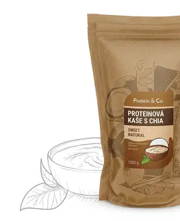 Zdravé potraviny Protein & Co. Proteínové kaše s chia 1 600 g – 9 príchutí PRÍCHUŤ: Čokoláda s vlašským orechom