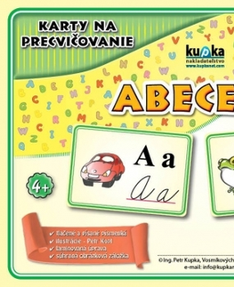 Príprava do školy, pracovné zošity Karty na precvičovanie - abeceda - Petr Kupka