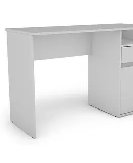 Moderné kancelárske stoly Písací stôl Sara 120x50x76 Biely 637149