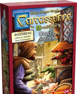 Rodinné hry Mindok Hra Carcassonne: Kupci a stavitelia (2. rozšírenie) Mindok