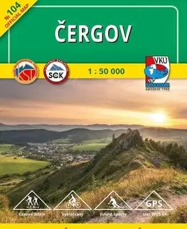 Turistika, skaly Čergov - TM 104 - 1: 50 000, 6. vydanie