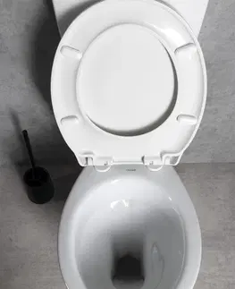 Kúpeľňa SAPHO - WC kombi, dvojtlačítko 4,5/6l, zadný odpad, biela TP3306