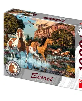 1000 dielikov Dino Toys Puzzle Kone 1000 secret collection Dino