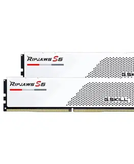 Pamäte G.SKILL 32 GB Pamäťová sada DDR5 5600 CL36 Ripjaws S5, biela F5-5600J3636C16GX2-RS5W